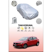 Dokaca Gri Fiat Argo Uyumulu Oto Branda, Araba Brandası, Koruyucu Örtü