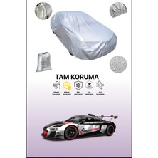 Dokaca Gri Audi R8 2 Lms Uyumulu Oto Branda, Araba Brandası, Koruyucu Örtü
