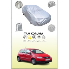 Dokaca Gri Volkswagen Fox 2005 - 2009 Uyumulu Oto Branda, Araba Brandası, Koruyucu Örtü