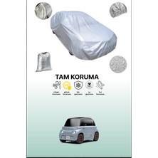 Dokaca Gri Citroen Amı Electric Uyumulu Oto Branda, Araba Brandası, Koruyucu Örtü