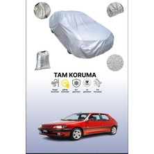 Dokaca Gri Peugeot 306 3 Kapılı 1993 - 1997 Uyumulu Oto Branda, Araba Brandası, Koruyucu Örtü