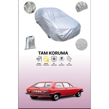 Dokaca Gri Volkswagen Polo 3 Kapılı 1975 - 1981 Uyumulu Oto Branda, Araba Brandası, Koruyucu Örtü