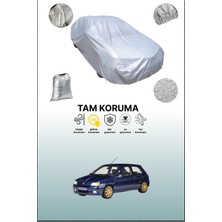 Dokaca Gri Renault Clio 1 Uyumulu Oto Branda, Araba Brandası, Koruyucu Örtü