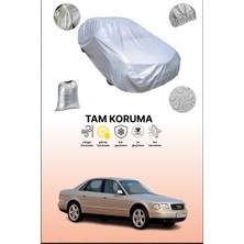 Dokaca Gri Audi A8 (D2) 1994 - 1999 Uyumulu Oto Branda, Araba Brandası, Koruyucu Örtü