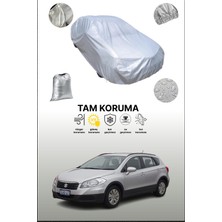 Dokaca Gri Suzuki Sx4 2013 - 2016 Uyumulu Oto Branda, Araba Brandası, Koruyucu Örtü