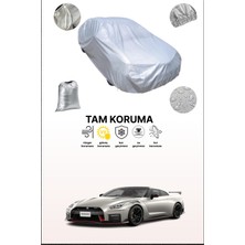 Dokaca Gri Nissan Gt-R (R35) Nismo 2014 - 2016 Uyumulu Oto Branda, Araba Brandası, Koruyucu Örtü