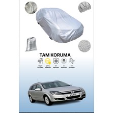 Dokaca Gri Opel Astra Estate 2004 - 2011 Uyumulu Oto Branda, Araba Brandası, Koruyucu Örtü