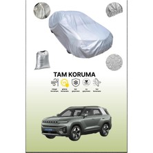 Dokaca Gri Kgm Mobility Torres Uyumulu Oto Branda, Araba Brandası, Koruyucu Örtü