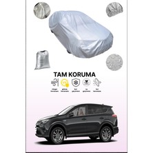 Dokaca Gri Toyota Rav4 5 Kapılı 2015 - 2018 Uyumulu Oto Branda, Araba Brandası, Koruyucu Örtü
