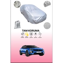 Dokaca Gri Peugeot 2008 2 Uyumulu Oto Branda, Araba Brandası, Koruyucu Örtü