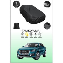 Dokaca Siyah Audi Q2 Uyumlu Araba Brandası, Koruyucu Örtü, Oto Branda