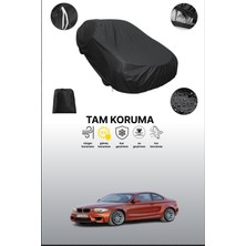Dokaca Siyah Bmw 1 Serisi M Coupe (E82) 2010 - 2012 Uyumlu Araba Brandası, Koruyucu Örtü, Oto Branda