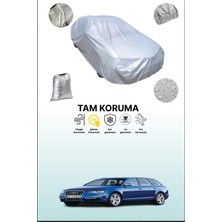 Dokaca Gri Audi S6 Avant 2008 - 2011 Uyumulu Oto Branda, Araba Brandası, Koruyucu Örtü