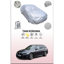 Dokaca Gri Bmw 3 Serisi Touring (F31) 2012 - 2016 Uyumulu Oto Branda, Araba Brandası, Koruyucu Örtü