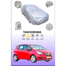 Dokaca Gri Opel Meriva 2014 - 2017 Uyumulu Oto Branda, Araba Brandası, Koruyucu Örtü