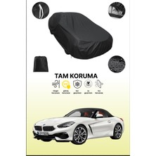Dokaca Siyah Bmw Z4 Uyumlu Araba Brandası, Koruyucu Örtü, Oto Branda