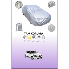 Dokaca Gri Renault Clio 4 Grandtour Uyumulu Oto Branda, Araba Brandası, Koruyucu Örtü