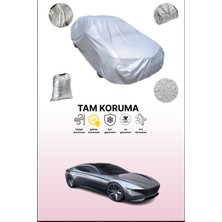 Dokaca Gri Hyundai Le Fil Rouge Concept Uyumulu Oto Branda, Araba Brandası, Koruyucu Örtü
