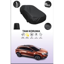 Dokaca Siyah Citroen Ds 6WR Uyumlu Araba Brandası, Koruyucu Örtü, Oto Branda