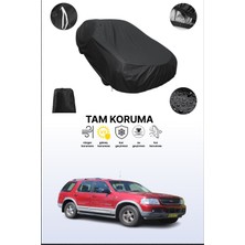 Dokaca Siyah Ford Explorer 3 Uyumlu Araba Brandası, Koruyucu Örtü, Oto Branda