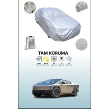 Dokaca Gri Tesla Cybertruck Uyumulu Oto Branda, Araba Brandası, Koruyucu Örtü