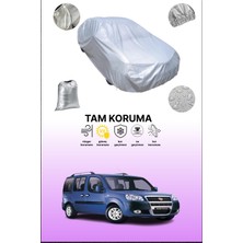 Dokaca Gri Fiat Doblo 2005 - 2010 Uyumulu Oto Branda, Araba Brandası, Koruyucu Örtü