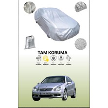 Dokaca Gri Mercedes-Benz C-Class Sport Coupe Uyumulu Oto Branda, Araba Brandası, Koruyucu Örtü