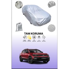 Dokaca Gri Volkswagen Taigun Uyumulu Oto Branda, Araba Brandası, Koruyucu Örtü