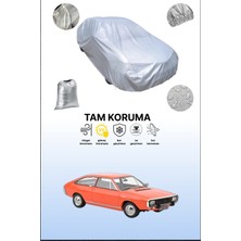 Dokaca Gri Renault 15 Uyumulu Oto Branda, Araba Brandası, Koruyucu Örtü