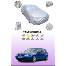 Dokaca Gri Volkswagen Golf Iv 5 Kapılı 1997 - 2003 Uyumulu Oto Branda, Araba Brandası, Koruyucu Örtü