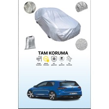 Dokaca Gri Volkswagen Golf Vıı 3 Kapılı 2012 - 2017 Uyumulu Oto Branda, Araba Brandası, Koruyucu Örtü