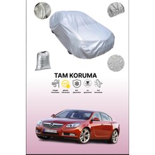 Dokaca Gri Opel Insignia Opc 2009 - 2021 Uyumulu Oto Branda, Araba Brandası, Koruyucu Örtü