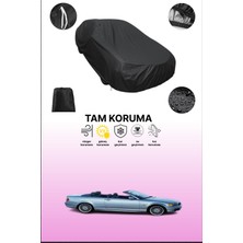Dokaca Siyah Bmw 3 Serisi Cabriolet (E46) 2000 - 2003 Uyumlu Araba Brandası, Koruyucu Örtü, Oto Branda