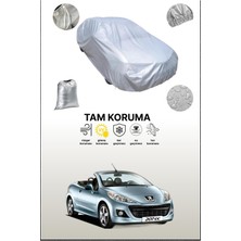 Dokaca Gri Peugeot 207 cc Uyumulu Oto Branda, Araba Brandası, Koruyucu Örtü