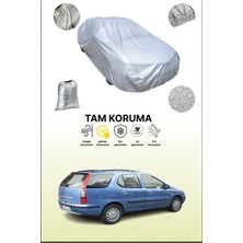 Dokaca Gri Tata Indigo Marina Uyumulu Oto Branda, Araba Brandası, Koruyucu Örtü