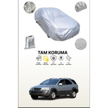 Dokaca Gri Kia Sorento 2002 - 2006 Uyumulu Oto Branda, Araba Brandası, Koruyucu Örtü