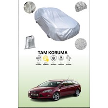 Dokaca Gri Ford Focus Wagon 2011 - 2014 Uyumulu Oto Branda, Araba Brandası, Koruyucu Örtü