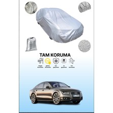 Dokaca Gri Audi A7 Sportback 2010 - 2014 Uyumulu Oto Branda, Araba Brandası, Koruyucu Örtü