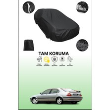 Dokaca Siyah Honda Civic 5 Kapılı 1997 - 2001 Uyumlu Araba Brandası, Koruyucu Örtü, Oto Branda