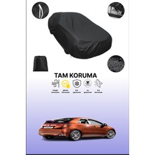 Dokaca Siyah Honda Civic 5 Kapılı 2008 - 2011 Uyumlu Araba Brandası, Koruyucu Örtü, Oto Branda