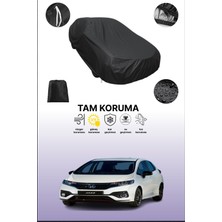Dokaca Siyah Honda Jazz 3 Uyumlu Araba Brandası, Koruyucu Örtü, Oto Branda
