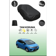 Dokaca Siyah Honda Jazz/fit 2013 - 2017 Uyumlu Araba Brandası, Koruyucu Örtü, Oto Branda