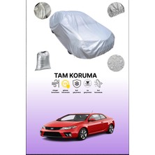 Dokaca Gri Kia Forte Koup 2009 - 2013 Uyumulu Oto Branda, Araba Brandası, Koruyucu Örtü