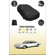 Dokaca Siyah Bmw 2000 Cs 1965 - 1969 Uyumlu Araba Brandası, Koruyucu Örtü, Oto Branda