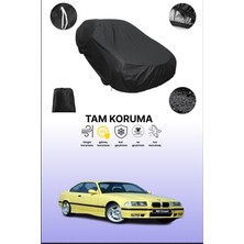 Dokaca Siyah Bmw M3 Coupe (E36) 1992 - 1998 Uyumlu Araba Brandası, Koruyucu Örtü, Oto Branda