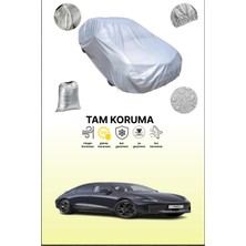 Dokaca Gri Hyundai Ionıq 6 Uyumulu Oto Branda, Araba Brandası, Koruyucu Örtü