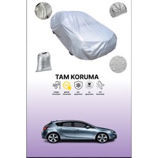 Dokaca Gri Opel Astra 5 Kapılı 2015 - 2019 Uyumulu Oto Branda, Araba Brandası, Koruyucu Örtü