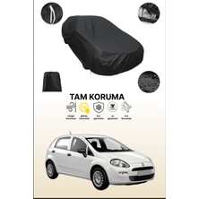 Dokaca Siyah Fiat Grande Punto Uyumlu Araba Brandası, Koruyucu Örtü, Oto Branda
