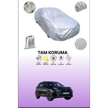 Dokaca Gri Peugeot 5008 2 Uyumulu Oto Branda, Araba Brandası, Koruyucu Örtü