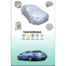 Dokaca Gri Renault Megane Gt 3 Kapılı 2013 - 2015 Uyumulu Oto Branda, Araba Brandası, Koruyucu Örtü